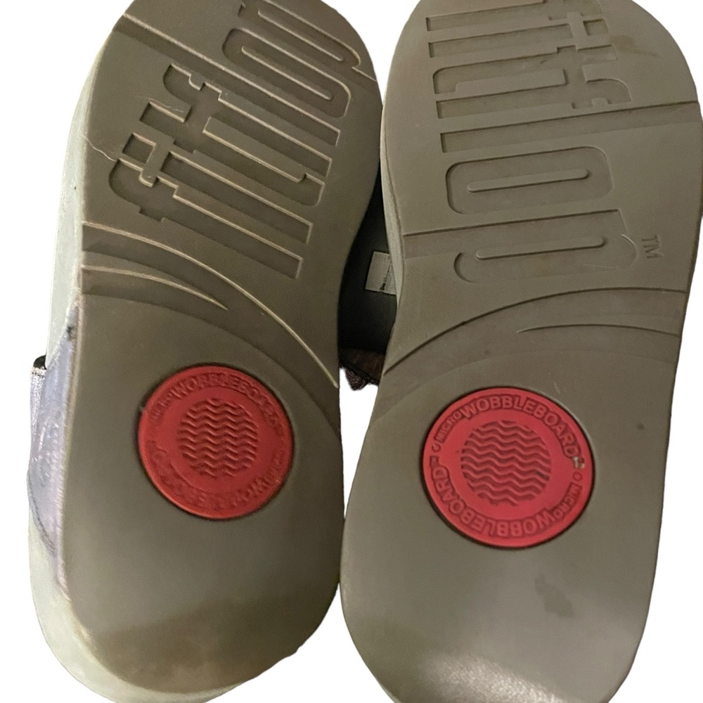 Fitflop Thong Sandals Brown with Bling Size 7 - Picture 7 of 9